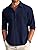 CB-COLEBROOK Men's Casual Button Down Shirts Long Sleeve Linen Shirt Fashion Textured Beach Summer Shirts| Men Stylish Shirt | Men Fancy (Available in Plus Size)